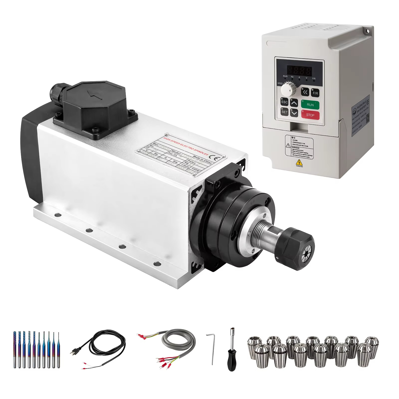 Luftgekühlte Spindelmotor -Kits