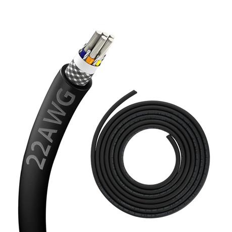 Zhong Hua Jiang 22AWG 22/5 CNC Wire UL2464 22 Gauge 5 Core Cable Electrical Shielded Chain Wire for CNC Router Machine