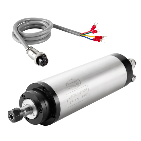 0.8KW Water Cooled Spindle CNC Spindle Motor