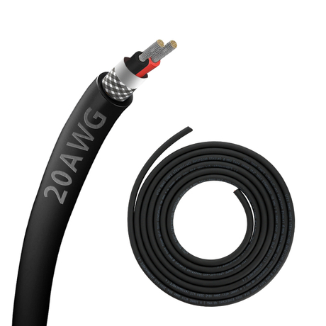 Zhong Hua Jiang 20AWG 20/2 CNC Wire UL2464 20 Gauge 2 Core Cable Electrical Shielded Chain Wire for CNC Router Machine
