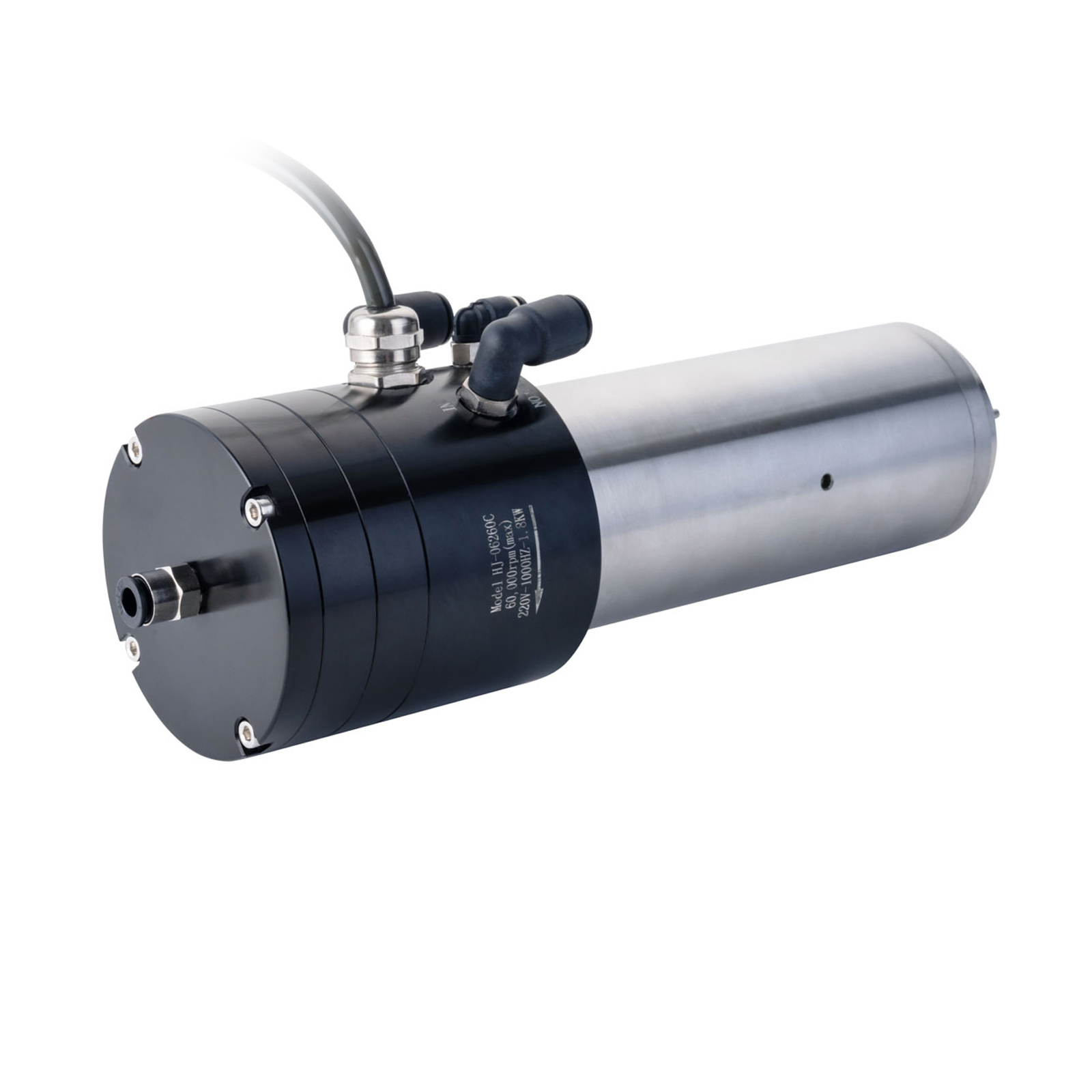 ER11 62mm 1.8KW 220V CNC Water Cooled Spindle Motor for CNC Precision Engraving Machine