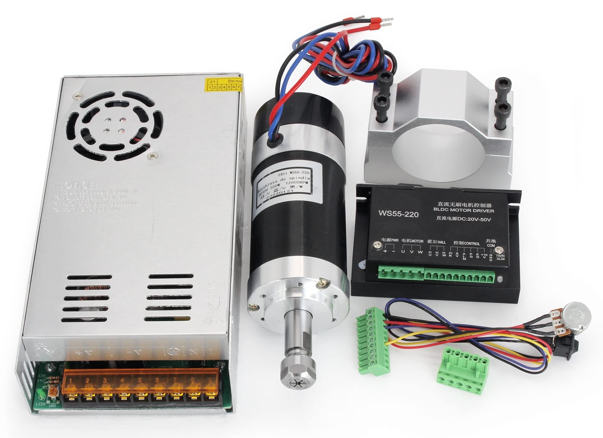 RATTMMOTOR DC Brushless Spindle Motor Kit