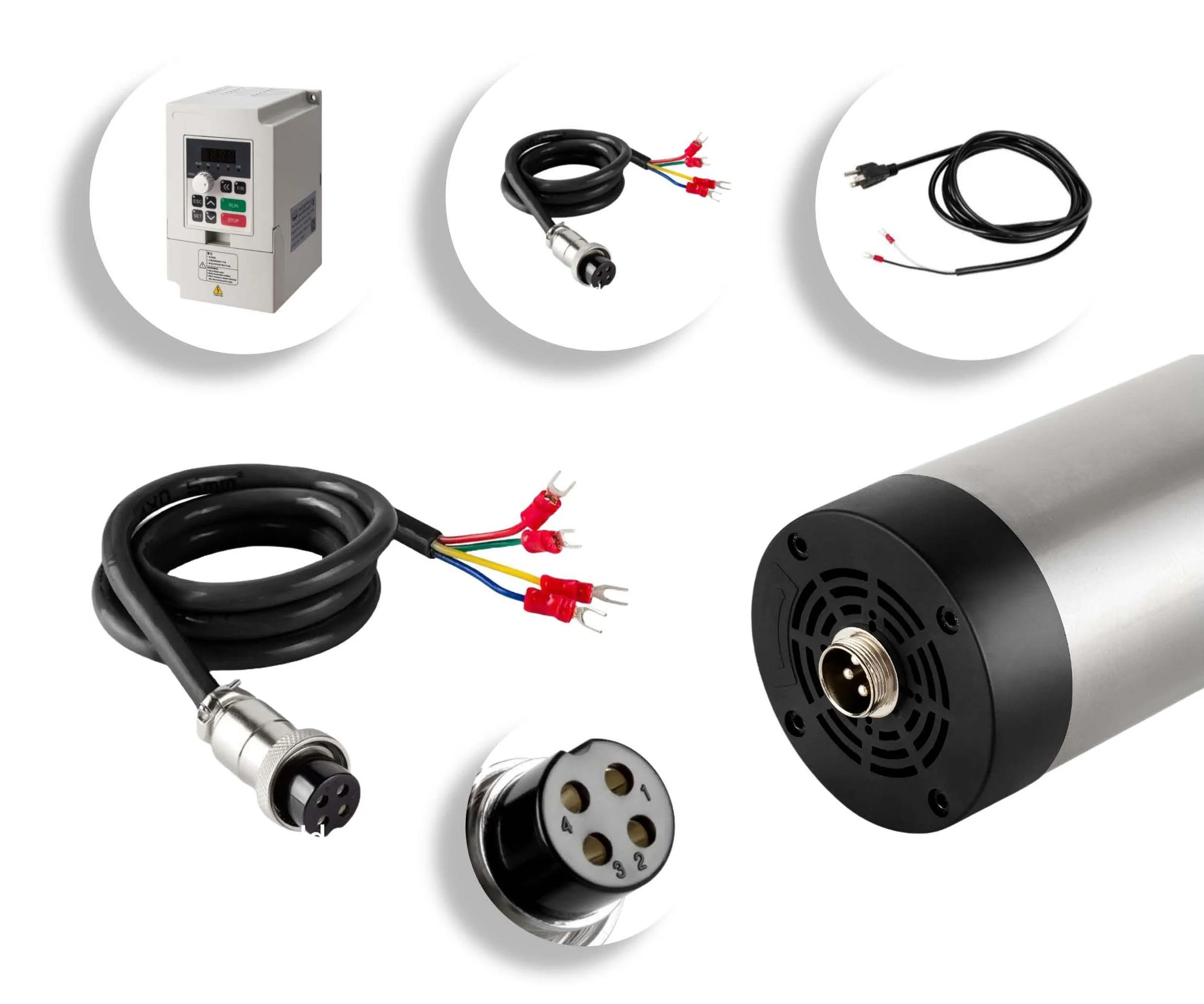 Luftgekühlte Spindelmotor -Kits