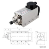مربع ER16 1.5KW 4 بیئرنگز 110V/220V ایئر کولڈ اسپنڈل موٹر سی این سی روٹر کندہ کاری مشین کے لئے