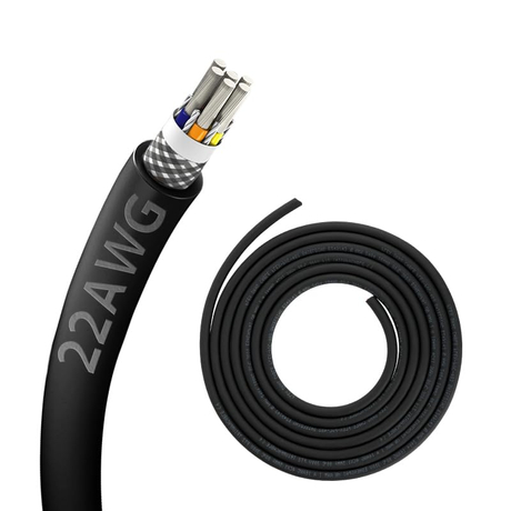 Zhong Hua Jiang 22AWG 22/6 CNC Wire UL2464 22 Gauge 6 Core Cable Electrical Shielded Chain Wire for CNC Router Machine