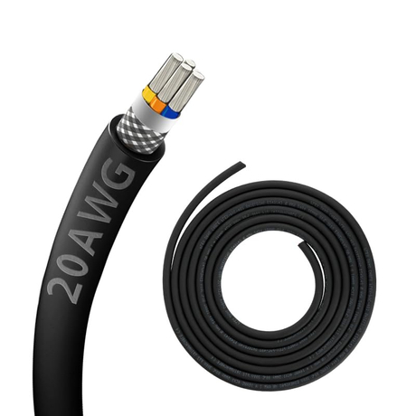 Zhong Hua Jiang 20AWG 20/4 CNC Wire UL2464 20 Gauge 4 Core Cable Electrical Shielded Chain Wire for CNC Router Machine